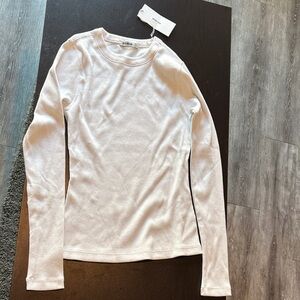 Buck Mason Women’s Surplus Rib Crew Long Sleeve Small NWT